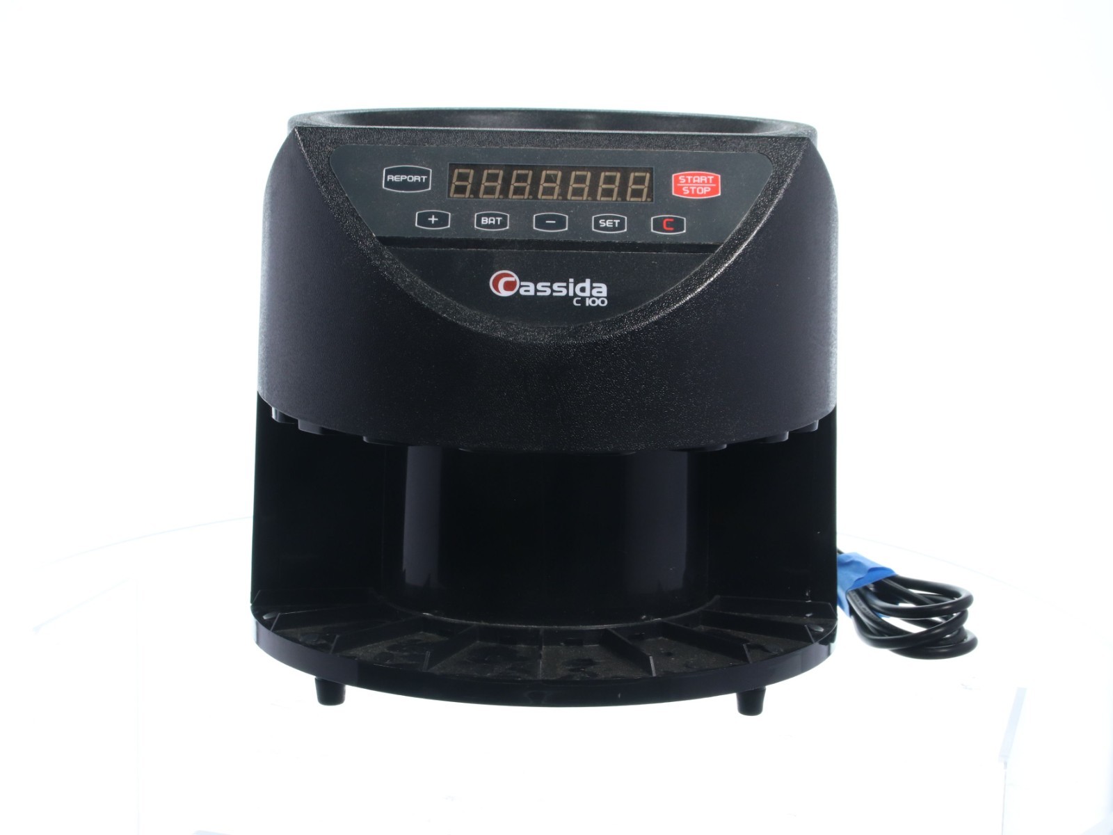 Cassida C100 Digital Coin Counter & Sorter Machine 110V Black – Untested
