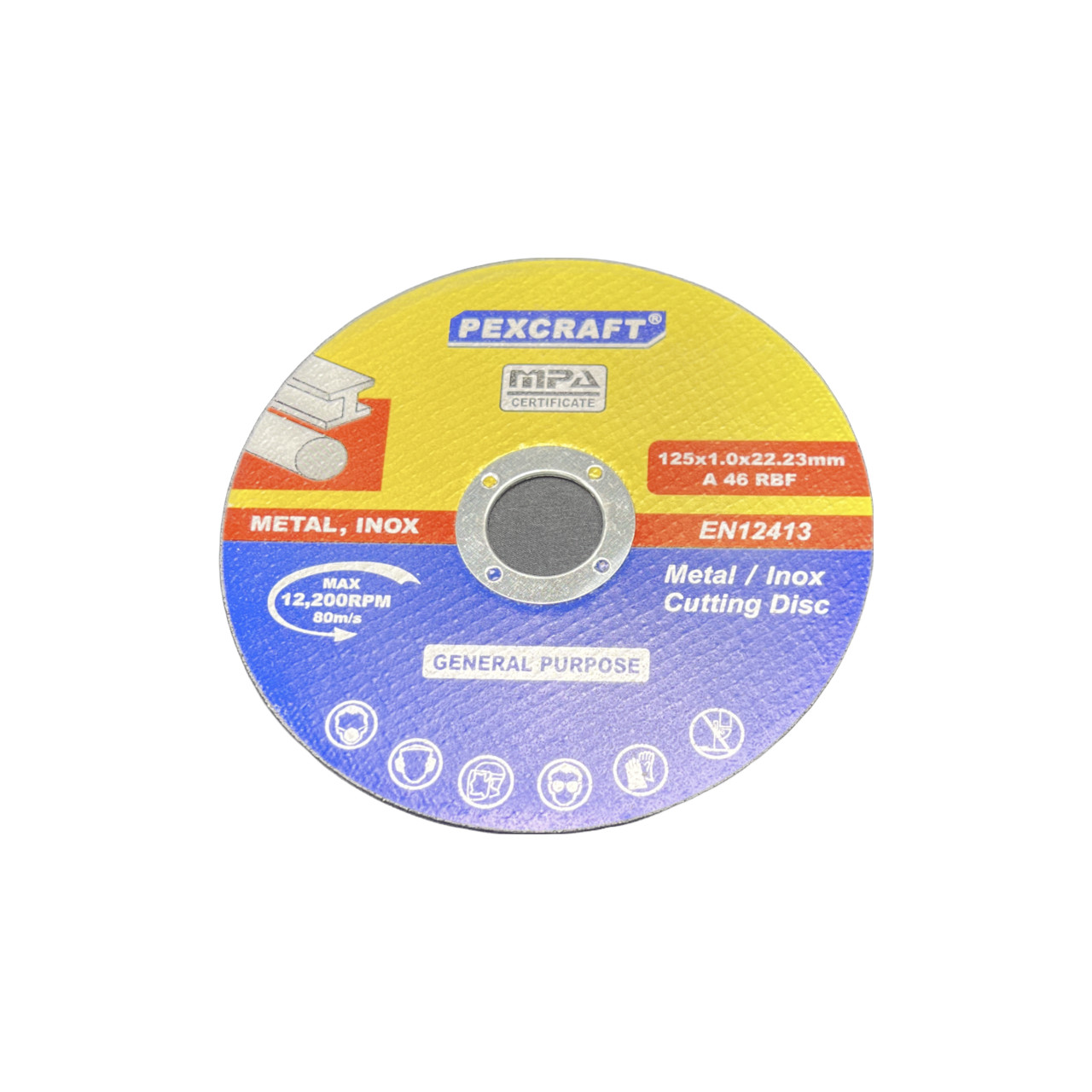 50 Pack 5″ Cut Off Wheel 125 x 1 x 22mm Metal & Stainless Steel Cutting Disc
