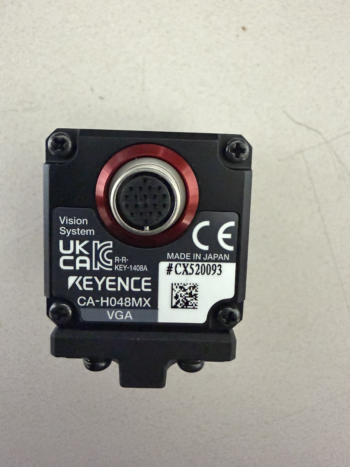 KEYENCE CA-H048MX VISION SYSTEM CAMERA WITH 50mm lens BRAND NEW NO RESERVE