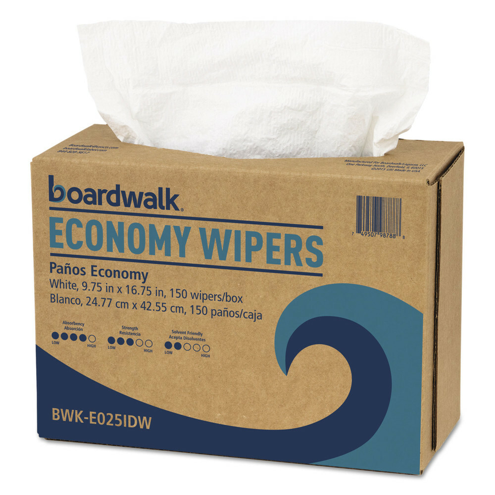 Boardwalk E025IDW 4-Ply 9-3/4″ x 16-3/4″ Scrim Wipers – White (900/CT) New