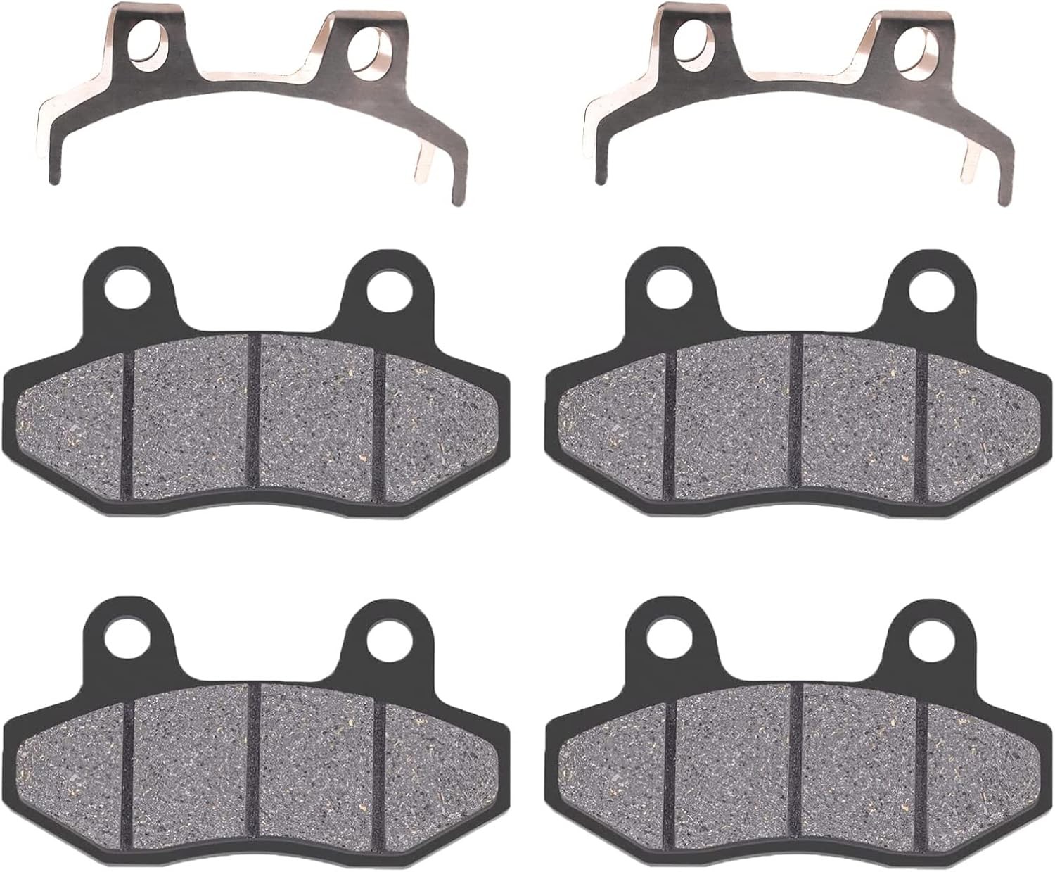 2PCS Brake Pads Set for 150cc 200cc 250cc ATV Dirt Bike Pit Bike Go Kart, go kar