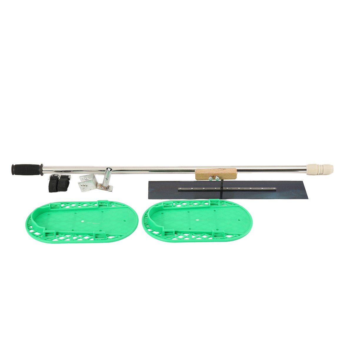 Concrete Trowel Long Handle Cement Surface Smoothing Tool Concrete Tools Silver