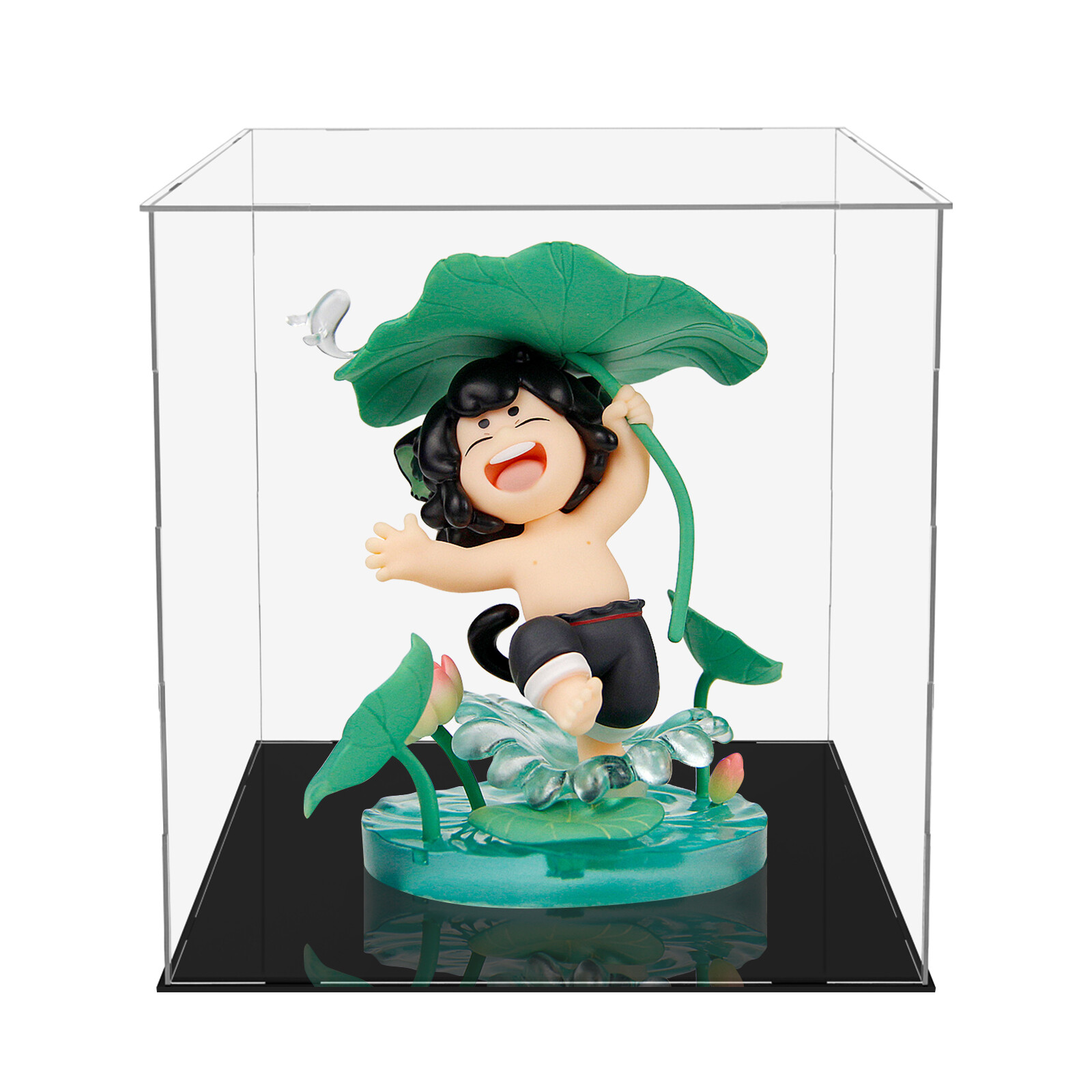 Clear Acrylic Display Case Collectibles Box Dustproof Diecast Action Figures US