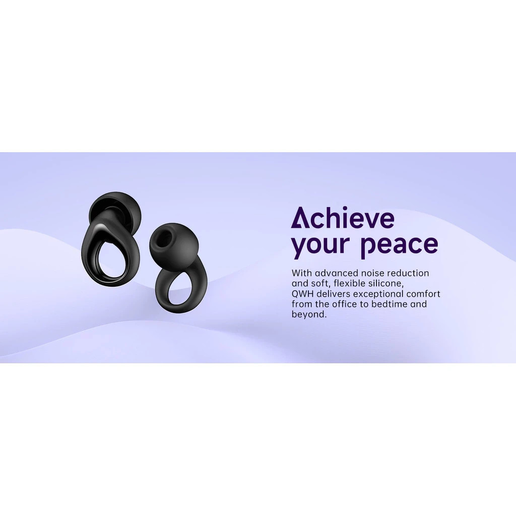 Noise Reducing Reusable Silicon Earplugs 30dB for Sleeping,Deep Focus,Travel Etc
