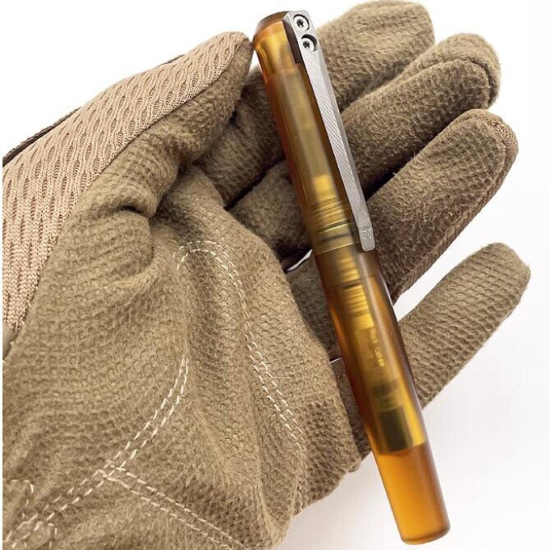 Titanium Alloy + Polyetherimide Rollerball Ballpoint Gel Pen w/Clip EDC Tools