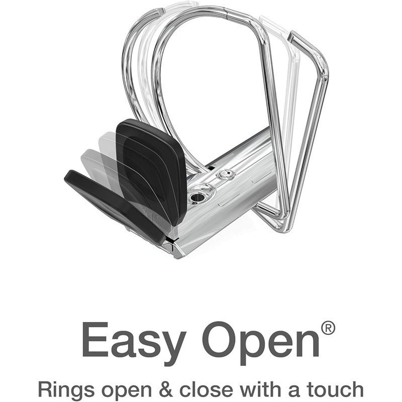 Durable 2 Inch View Binders W/ Easy Open D Rings Extra Storage Notes 4-Pack New