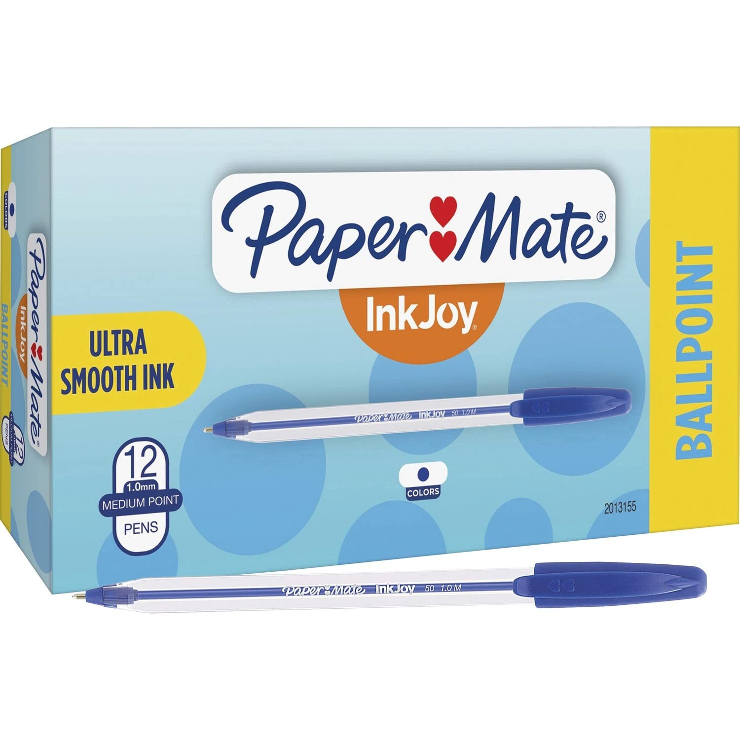 Paper Mate 2013155 InkJoy 50ST Ballpoint 12 Count (Pack of 1), Translucent