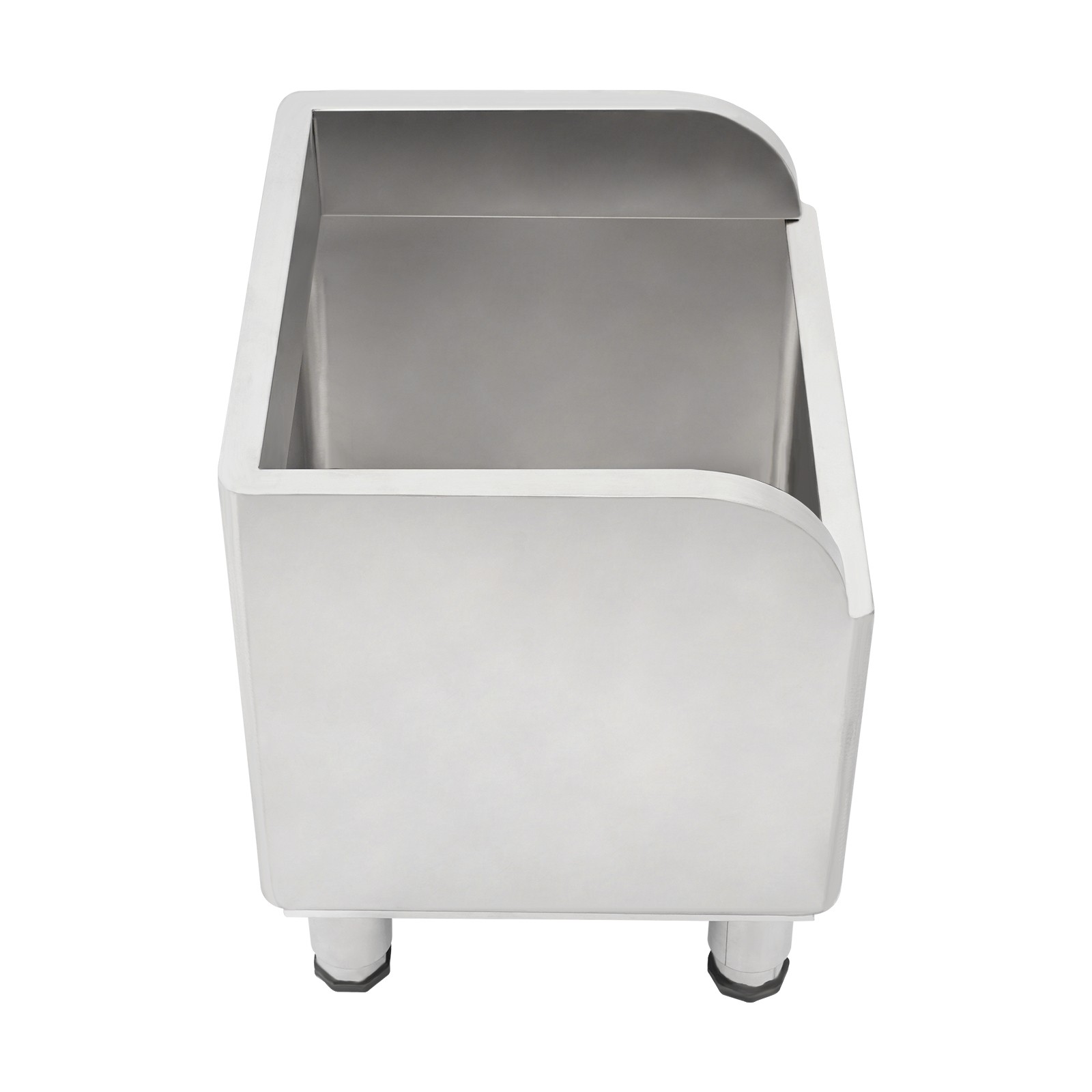 Stainless Steel Mop Service Basin, Floor Mount Mop Sink 17.72*16.14*19.69 in