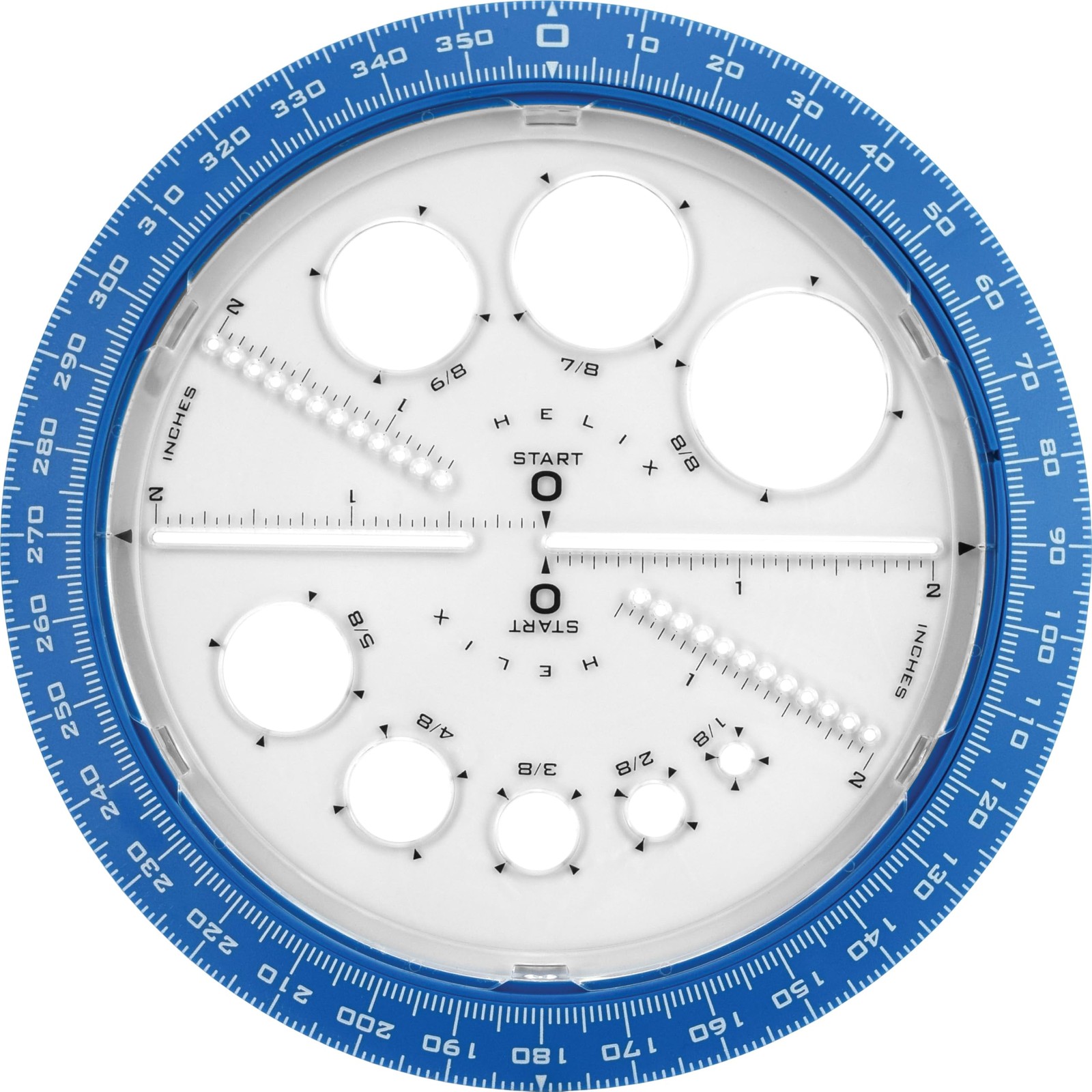 6in/15cm Angle and Circle Maker with Integrated Templates 360-Degree