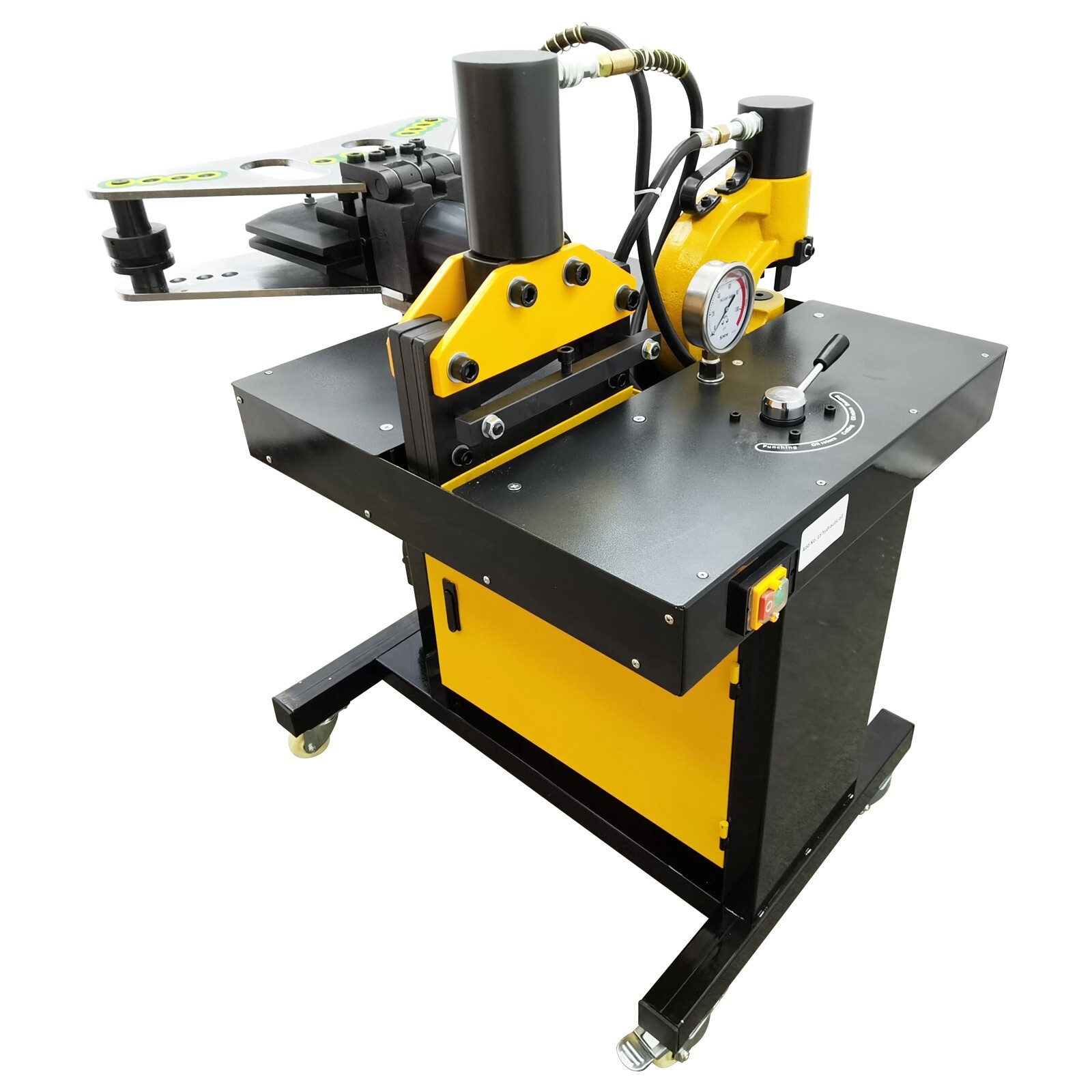 5in1 Multifunctional Busbar Processor 110V 750W Bus Processing Machine 55ton Knu