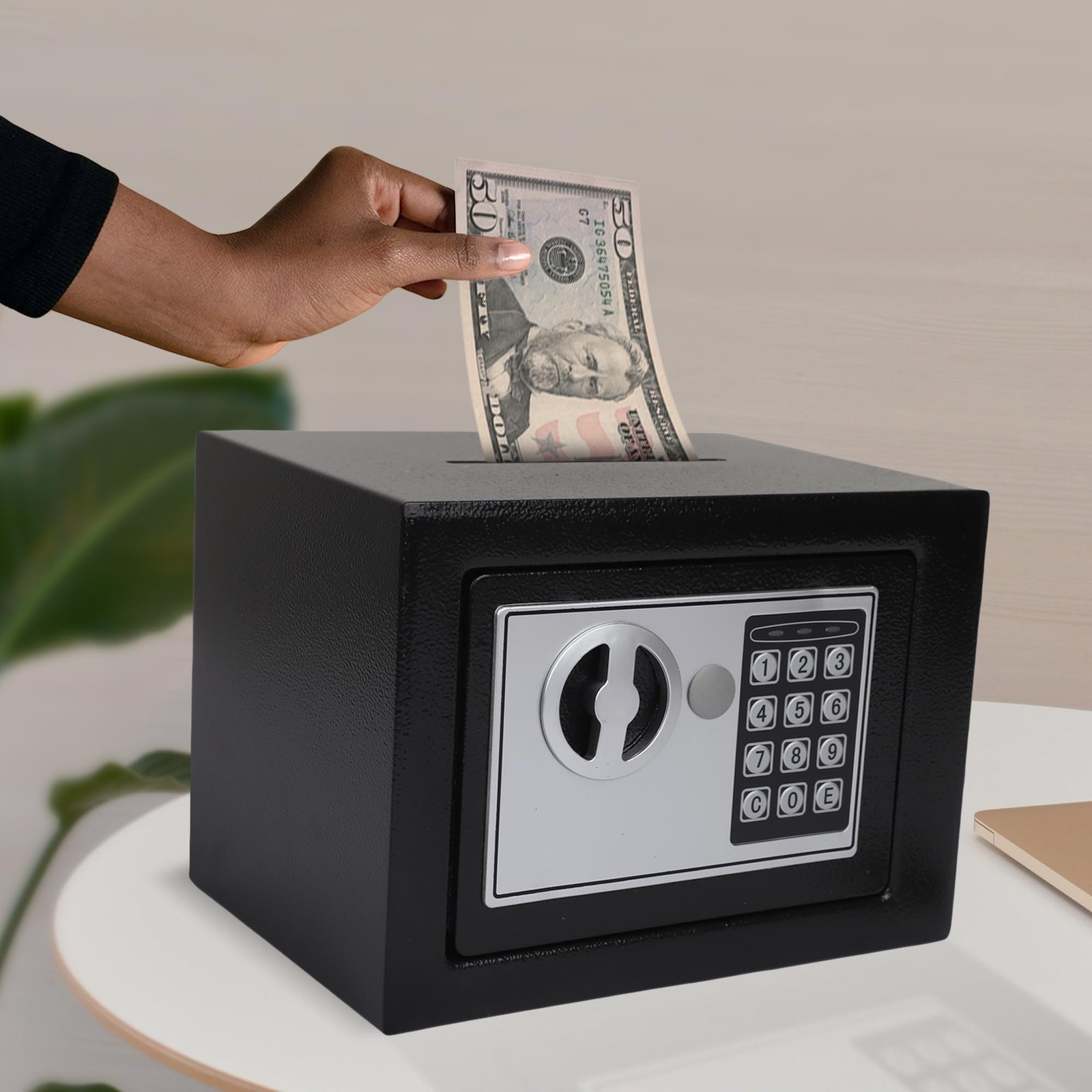 Darice Safe For Money Safe Electronic Combination Lock And Emergency Key Cash