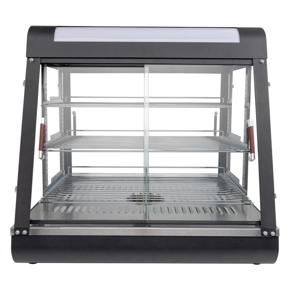 Electric 3 Tiers 26″ Commercial Heat Food Pizza Warmer Display Case Restaurant