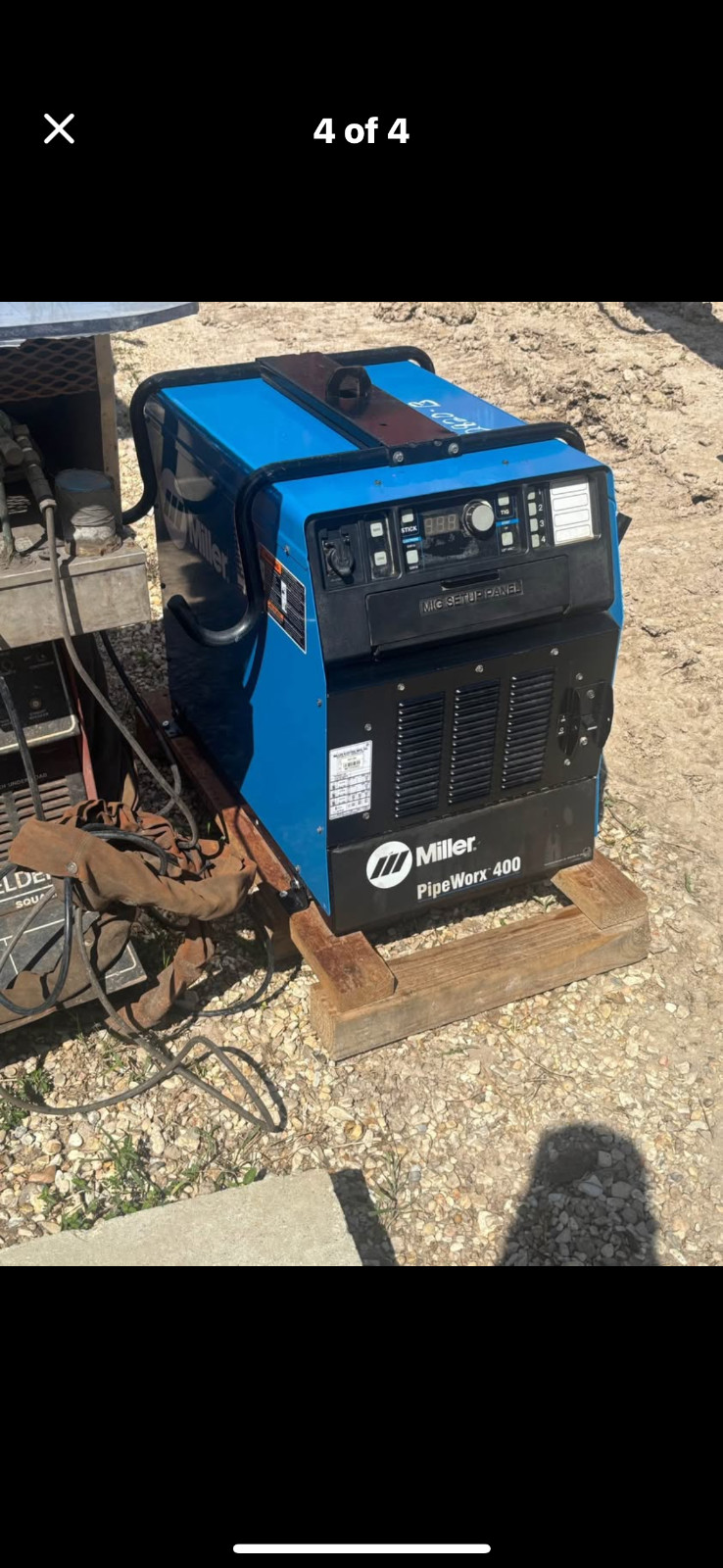 Miller PipeWorx 400 Power Source (230/460V, 3-Phase Only) (907382)