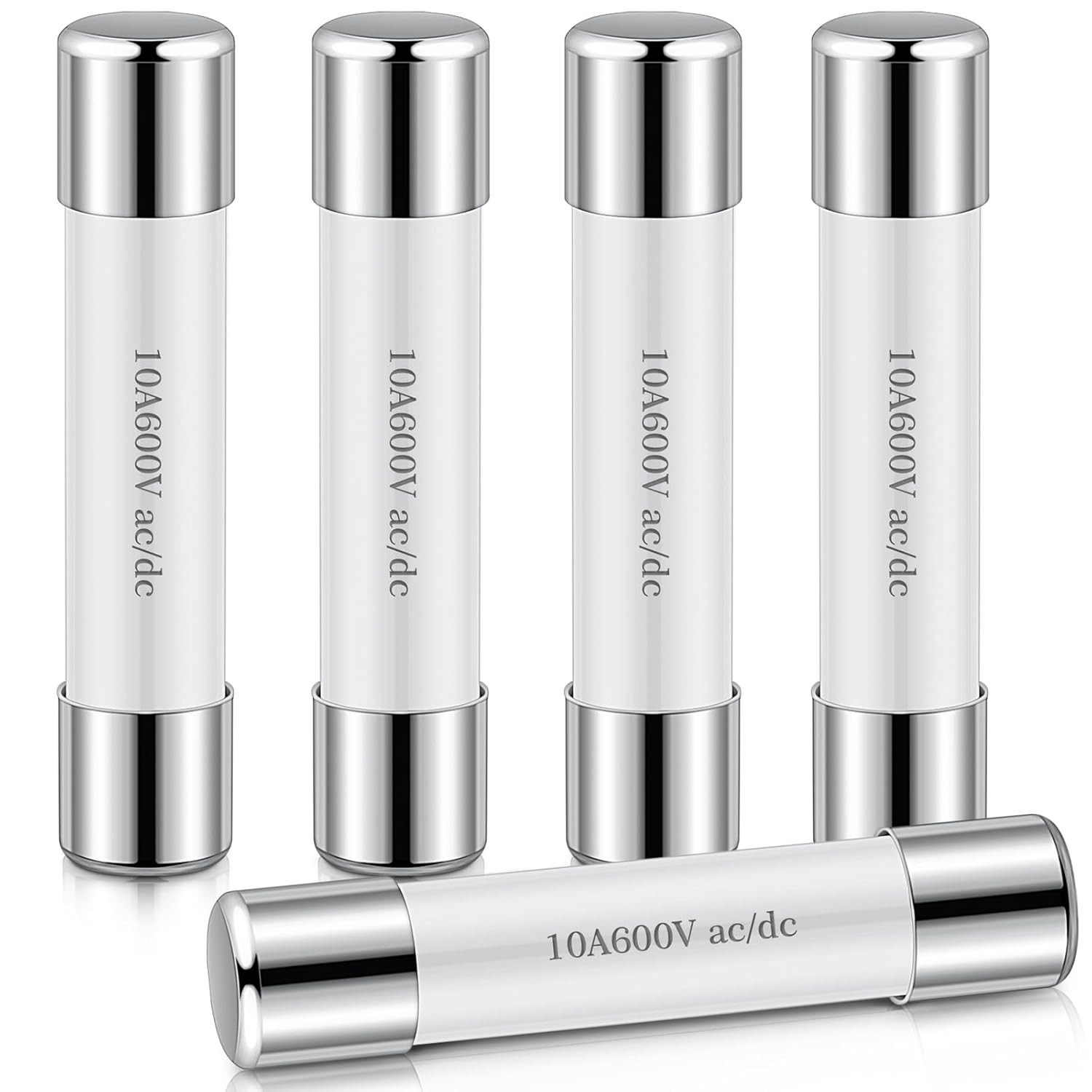 5 Pcs Ceramic Fast Fuses for Multimeters 600V Ceramic Fuse for Use in Multimeter