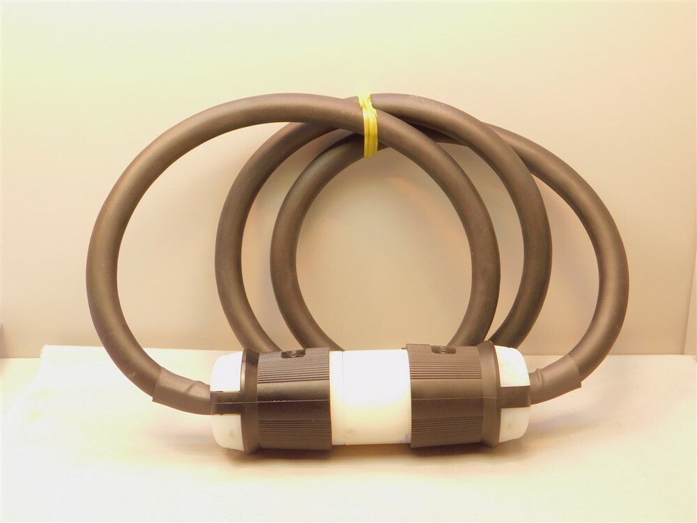 Hubbell HBL2511 & HBL2513 20A, 3 Phase 120/208 4Pole 5 Wire Plug Set 6ft Cable