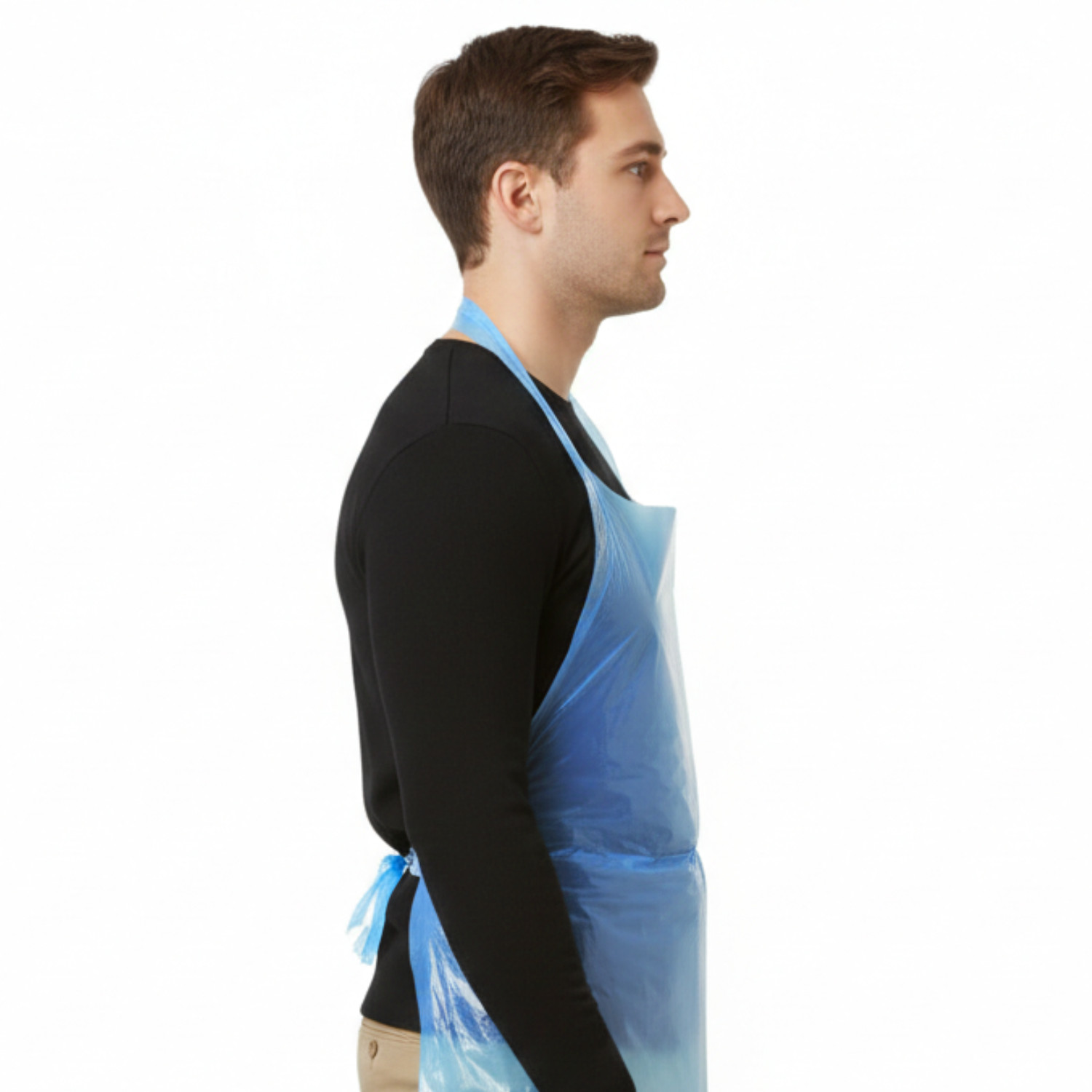Blue Polyethylene Apron, Size: 28″ x 46″ – (1000 Pieces)