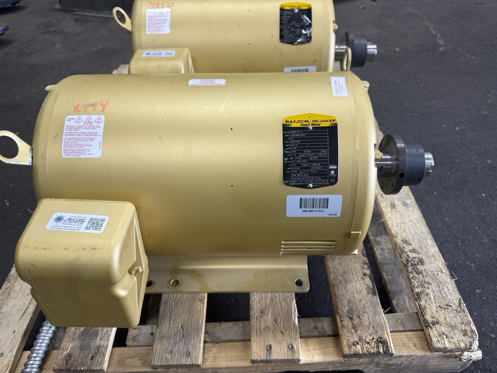 ELECTRIC MOTOR 15 HP 3 Phase 230/460V