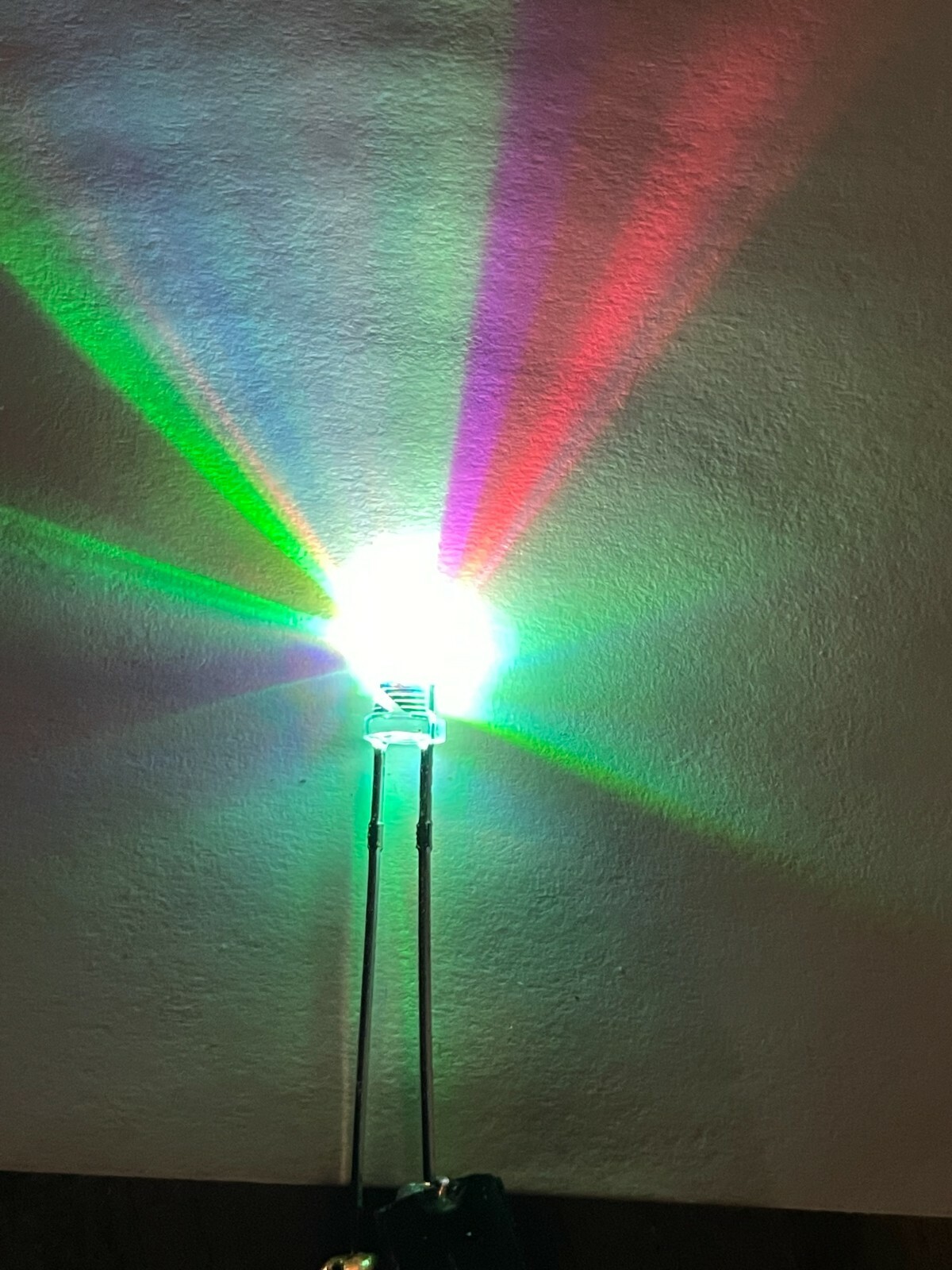 RGB Fast Flash Blinking Color Changing Change LED 3mm CLEAR Lens US Stock Qty 50