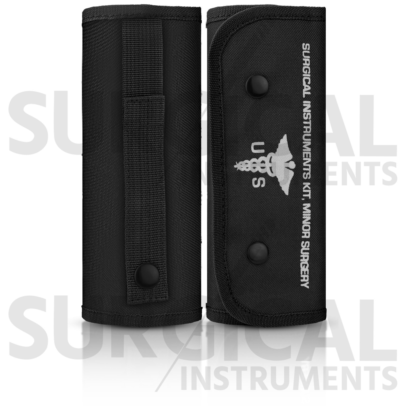 20 pc Tactical OD Black First Aid Surgical Kit Military Molle Pouch Complete Set