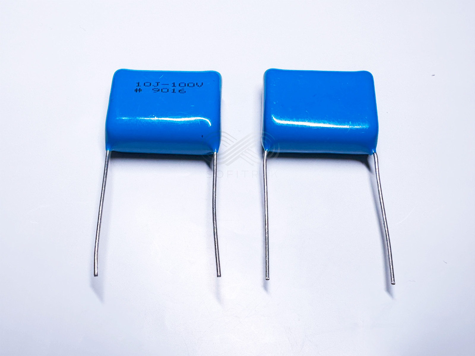 5X END 10J-100V FARAD 10uF 100V DC 5% Metallized Polyester Film Capacitor 22.5mm