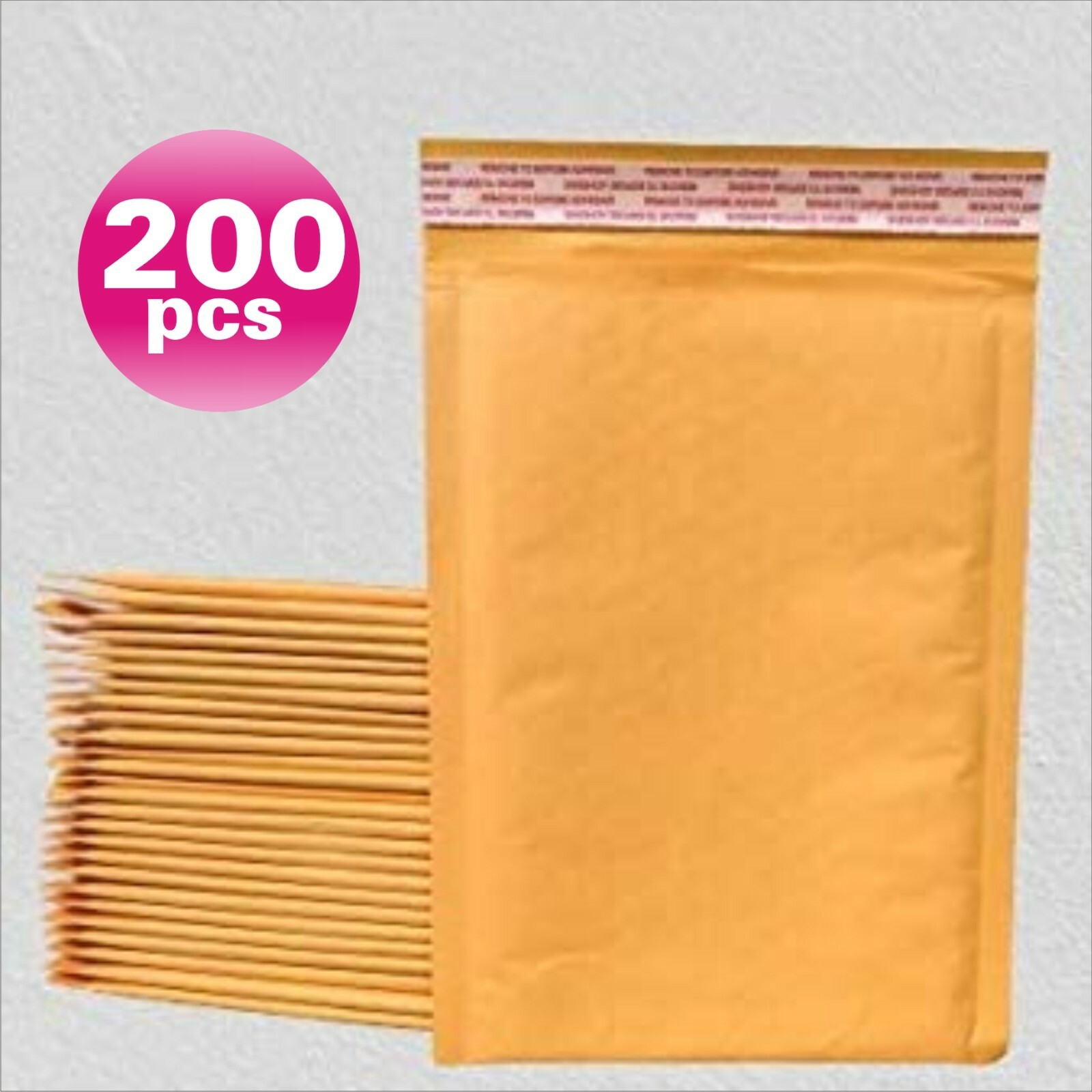 SuperPackage® 200 #2 8.5 X 11 Kraft Bubble Mailers Padded Envelopes