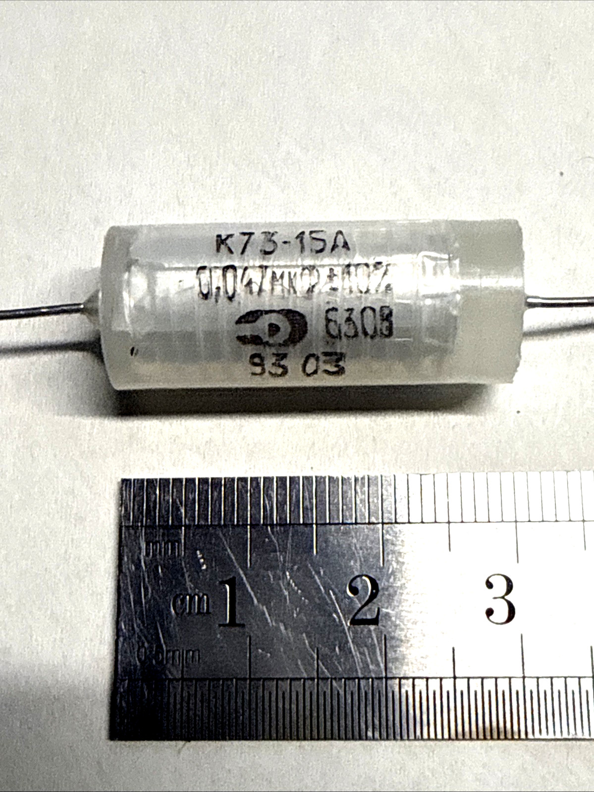 one 47 nF 630V capacitor 0.047uF Russian Military NOS Ocean Hopper C-4