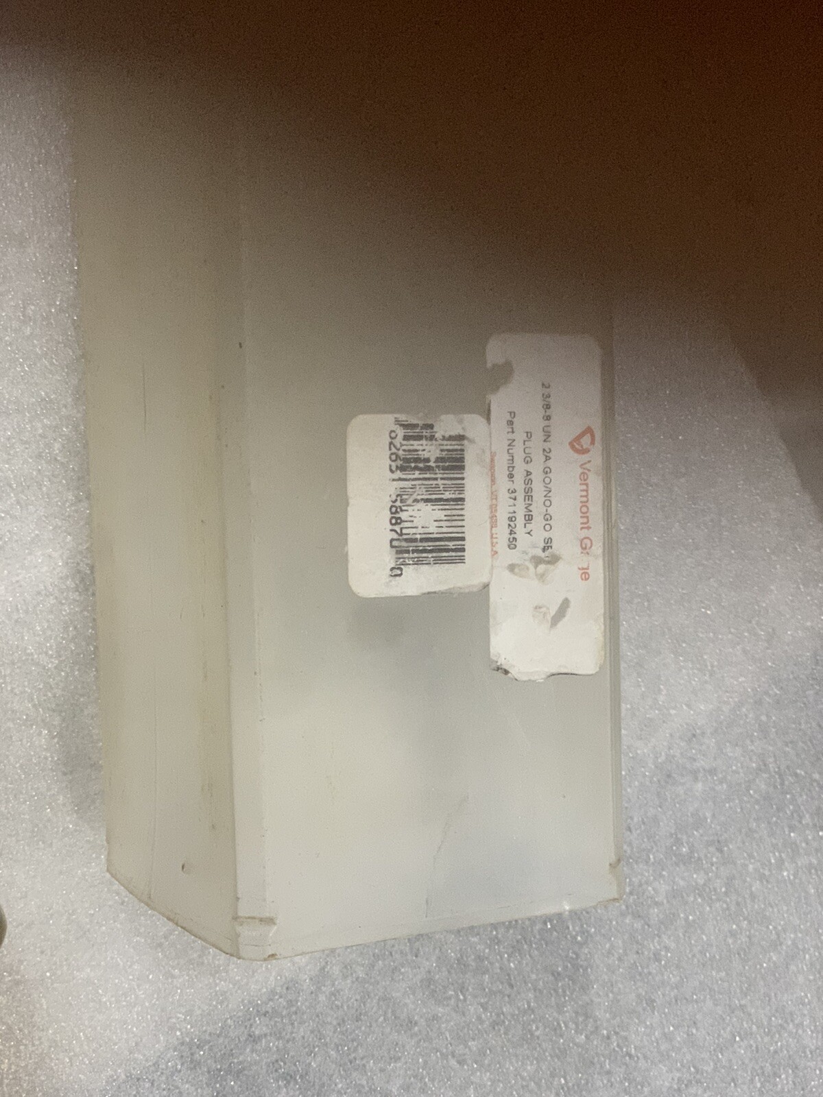 2 3/8-8 UN 2A GO/NO-GO ( 2.2914) 371192450 Plug Assembly Vermont