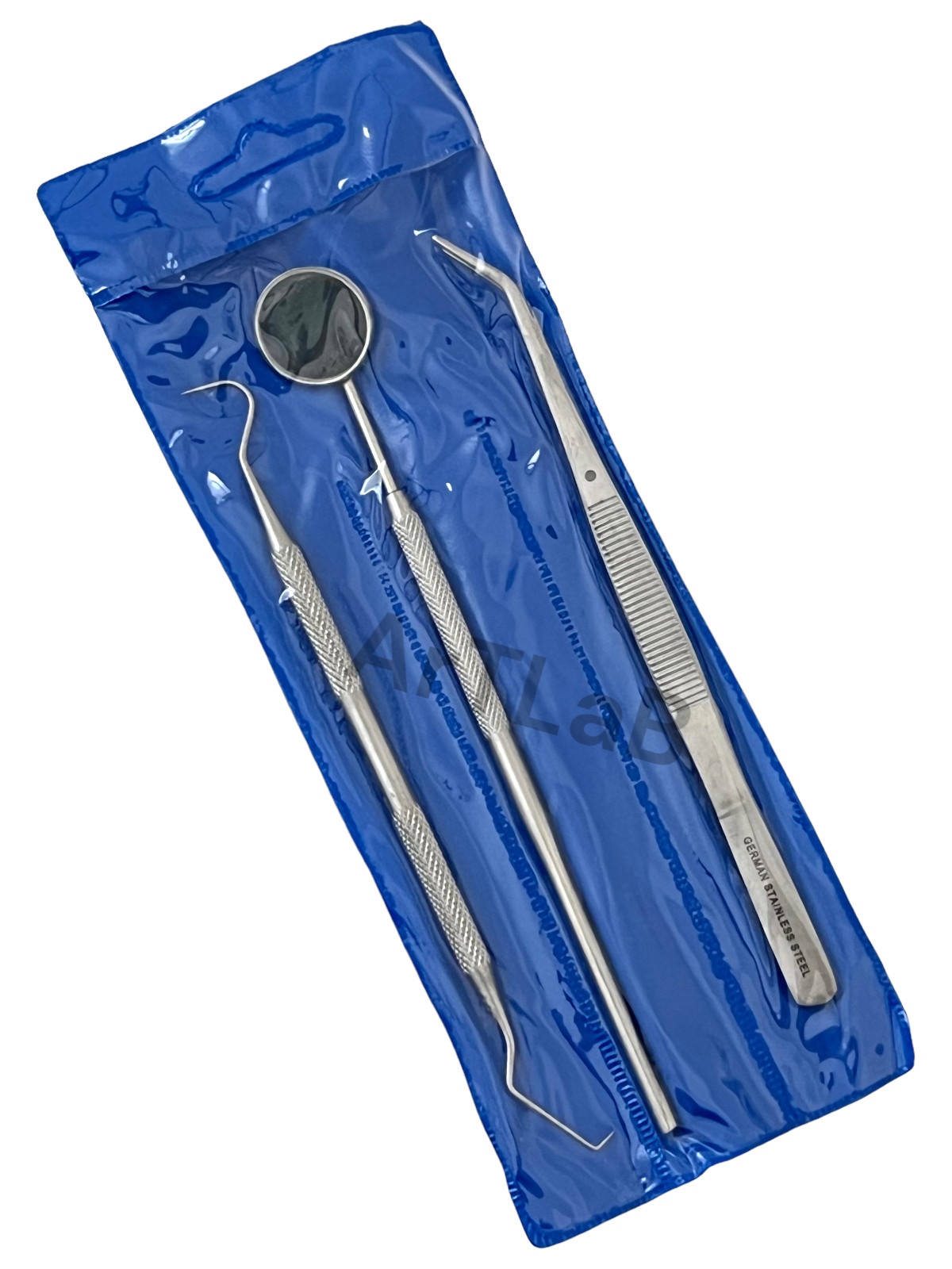 ARTLAB-Basic Dental Set-Mirror,Explorer Pick,College Cotton Pliers -German Steel