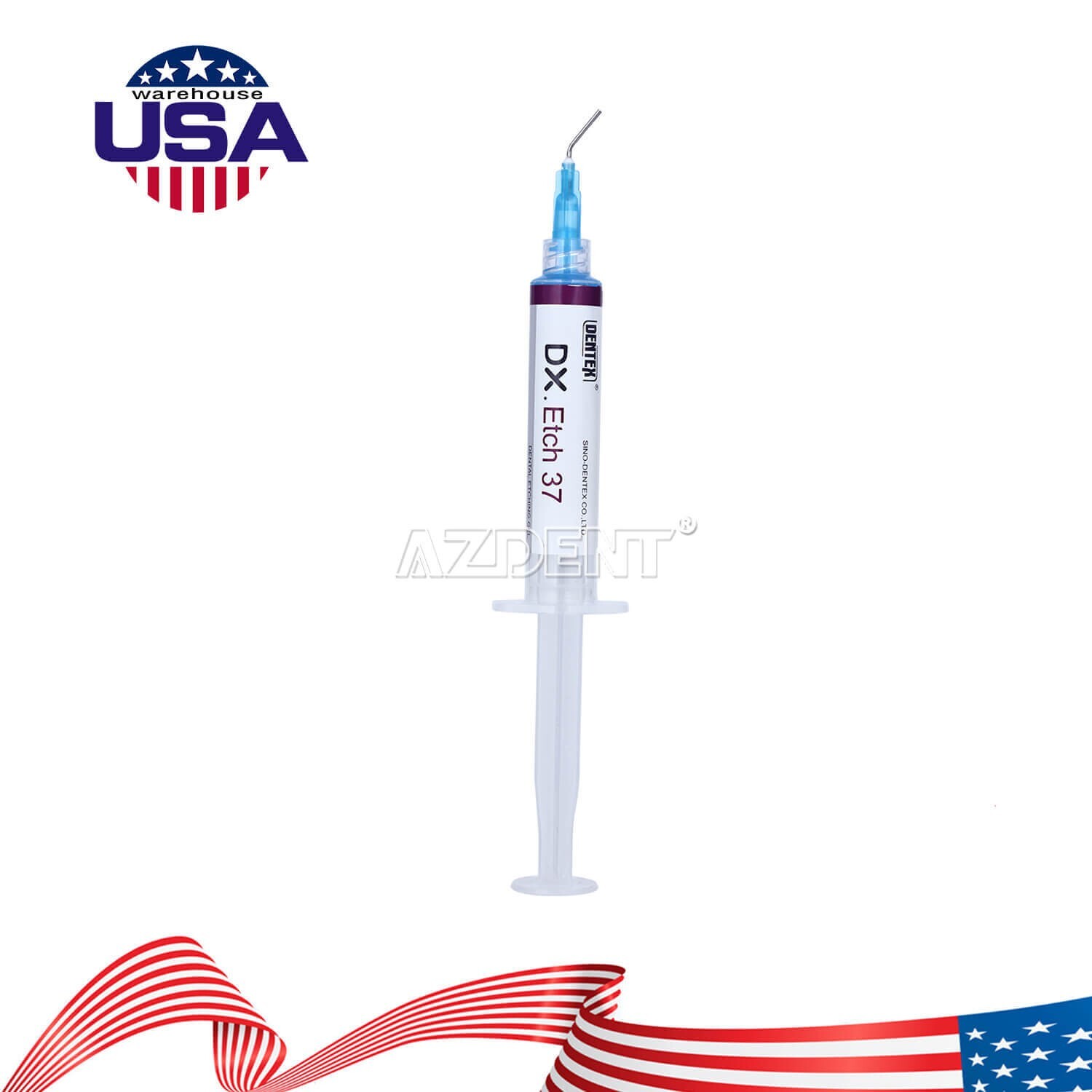 Dental Etchant Gel 37% Acid Etching Silica Gel 5ml With 3 tips 5 ml/syringe USA