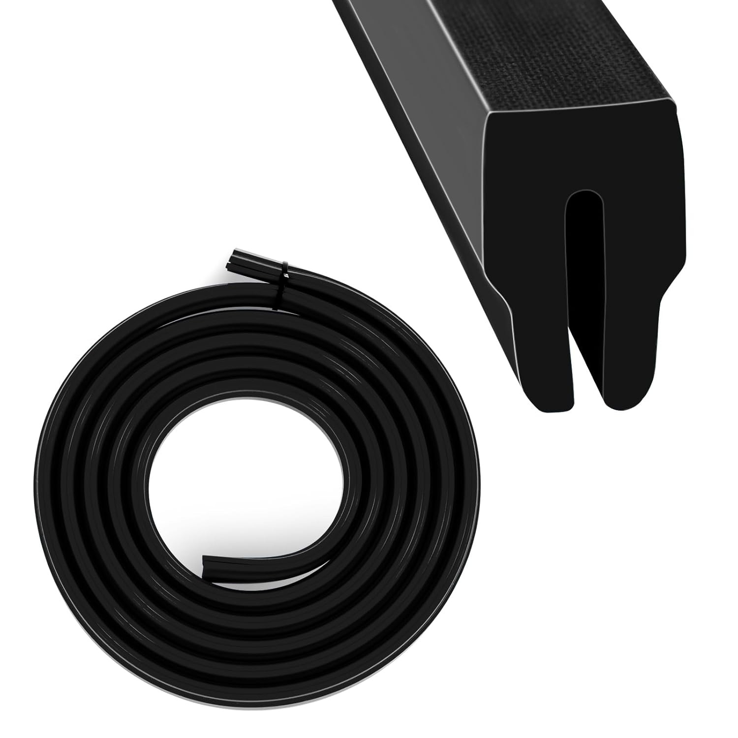 Morningro 1 Pack T-Slot Cover for Milling Machine (5/8”,Black)