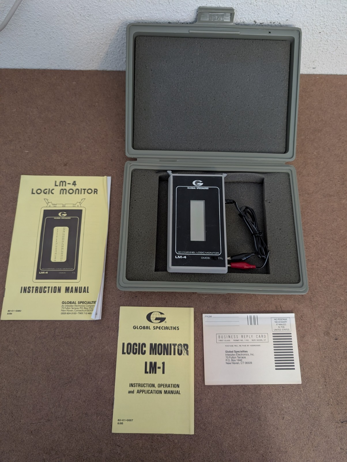 Global Specialties Corporation LM-4 Logic Monitor
