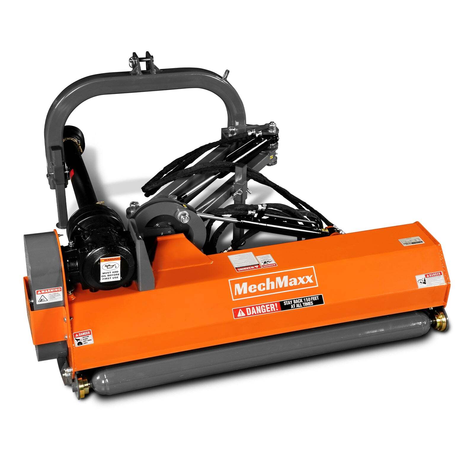 MechMaxx 3-Point PTO Offset Flail Ditch 60″ Bank Mower, 25-60HP, CAT 1, VAM60