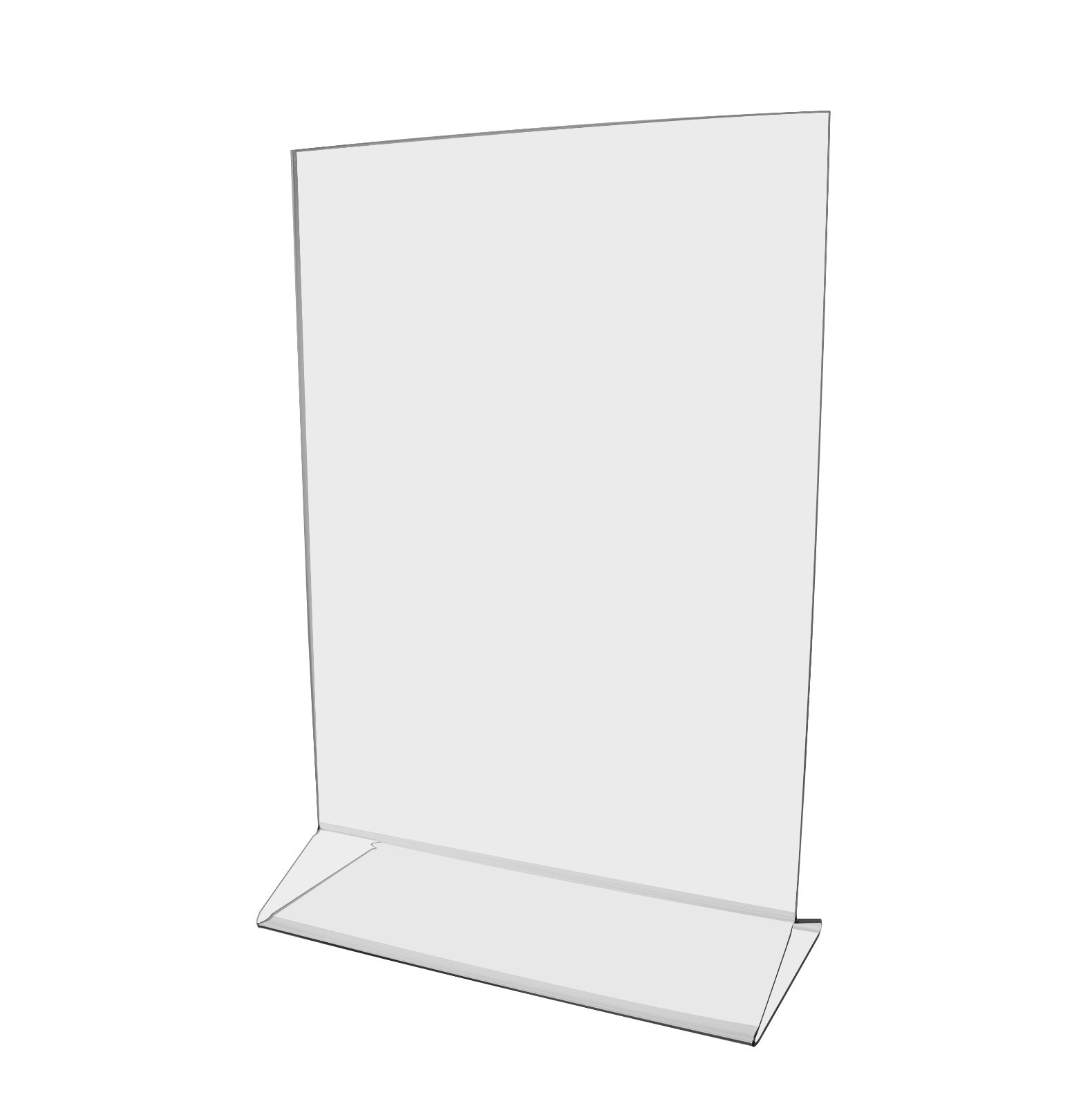 2 Pack 6″W x 8″H Sign Holder Top Load Double Sided Menu Countertop Frame