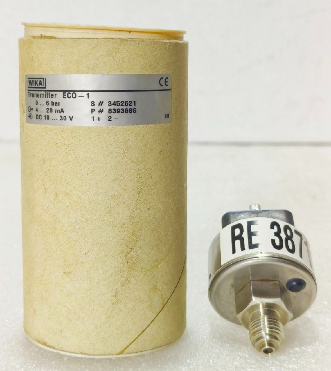 NEW🆕 WIKA TRANSMITTER ECO-1 0-6 BAR 4-20MA DC 10-30V PRESSURE SENSOR FREE SHIP