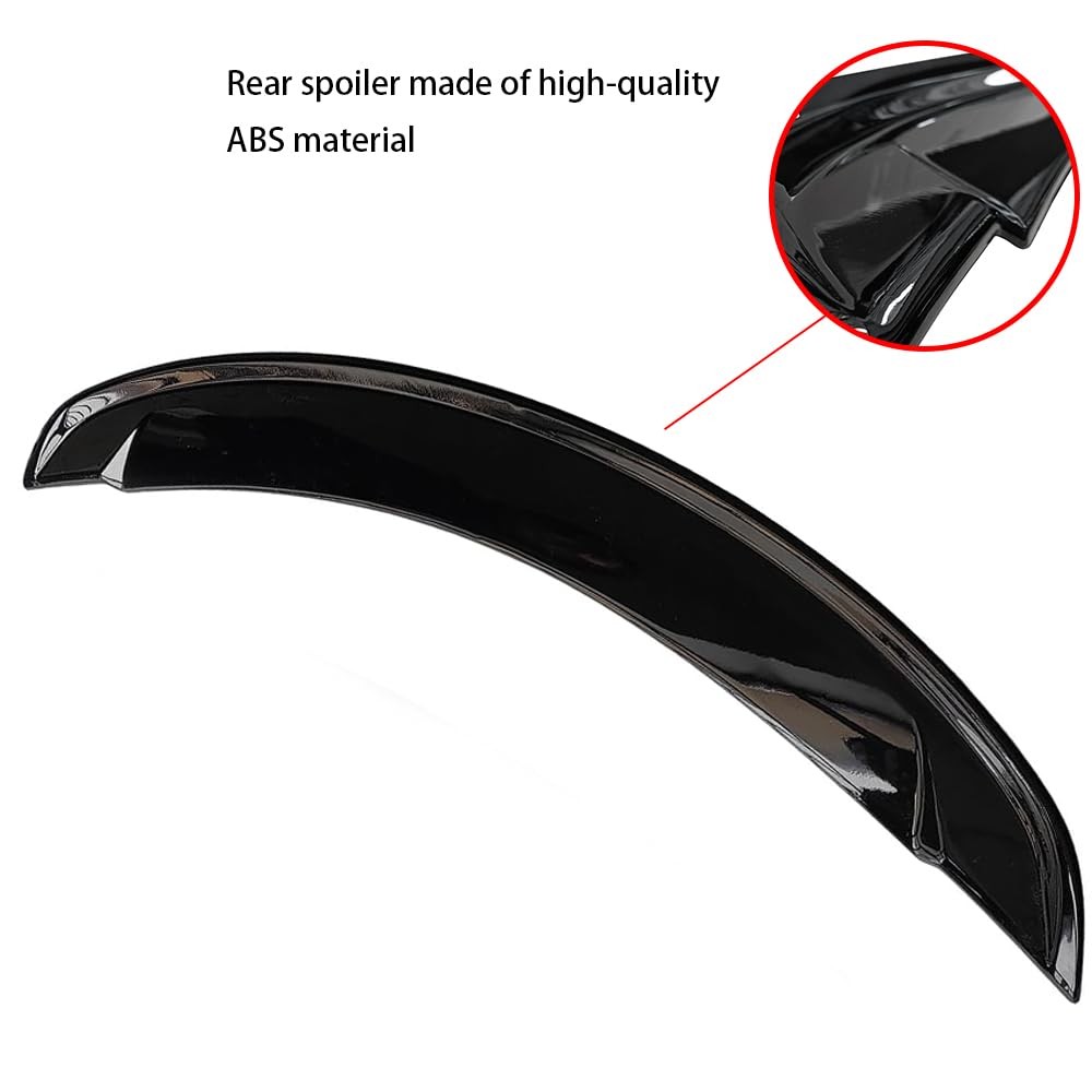 Rear Spoiler Wing for Chevy Camaro 2014-15 ZL1 Z28 Style Wickerbill Gloss Black