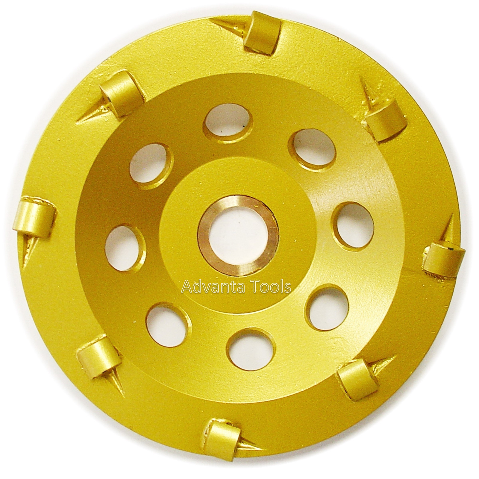 4.5″ PCD Cup Wheel – Quarter Round 8-Segment with 7/8″-5/8″ Arbor