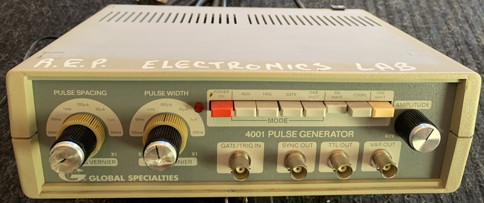 GLOBAL SPECIALTIES 4001 PULSE GENERATOR $55 + FREE SHIPMENT