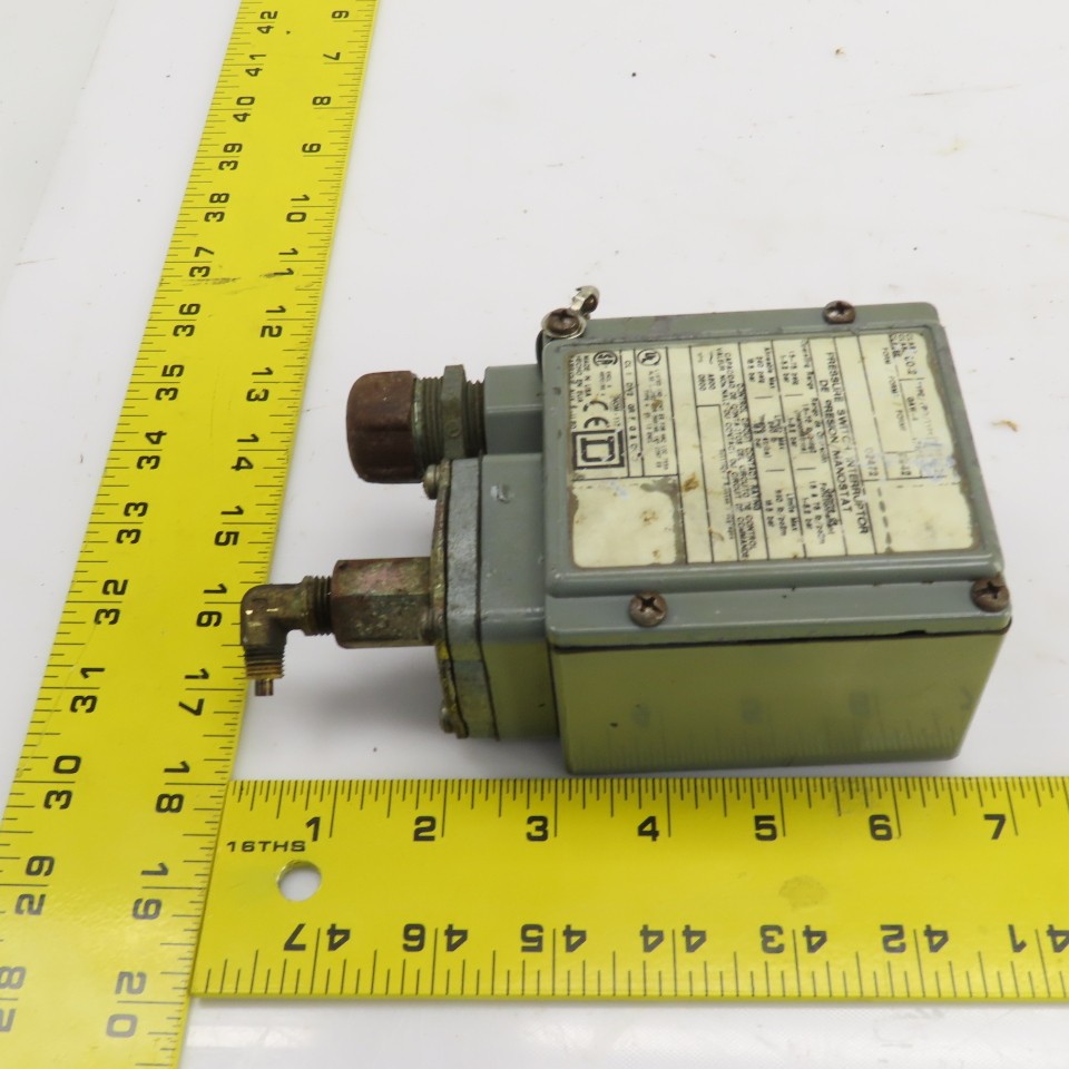 Square D Pressure Switch 1.5-75PSIG Type 4 Enc 600V