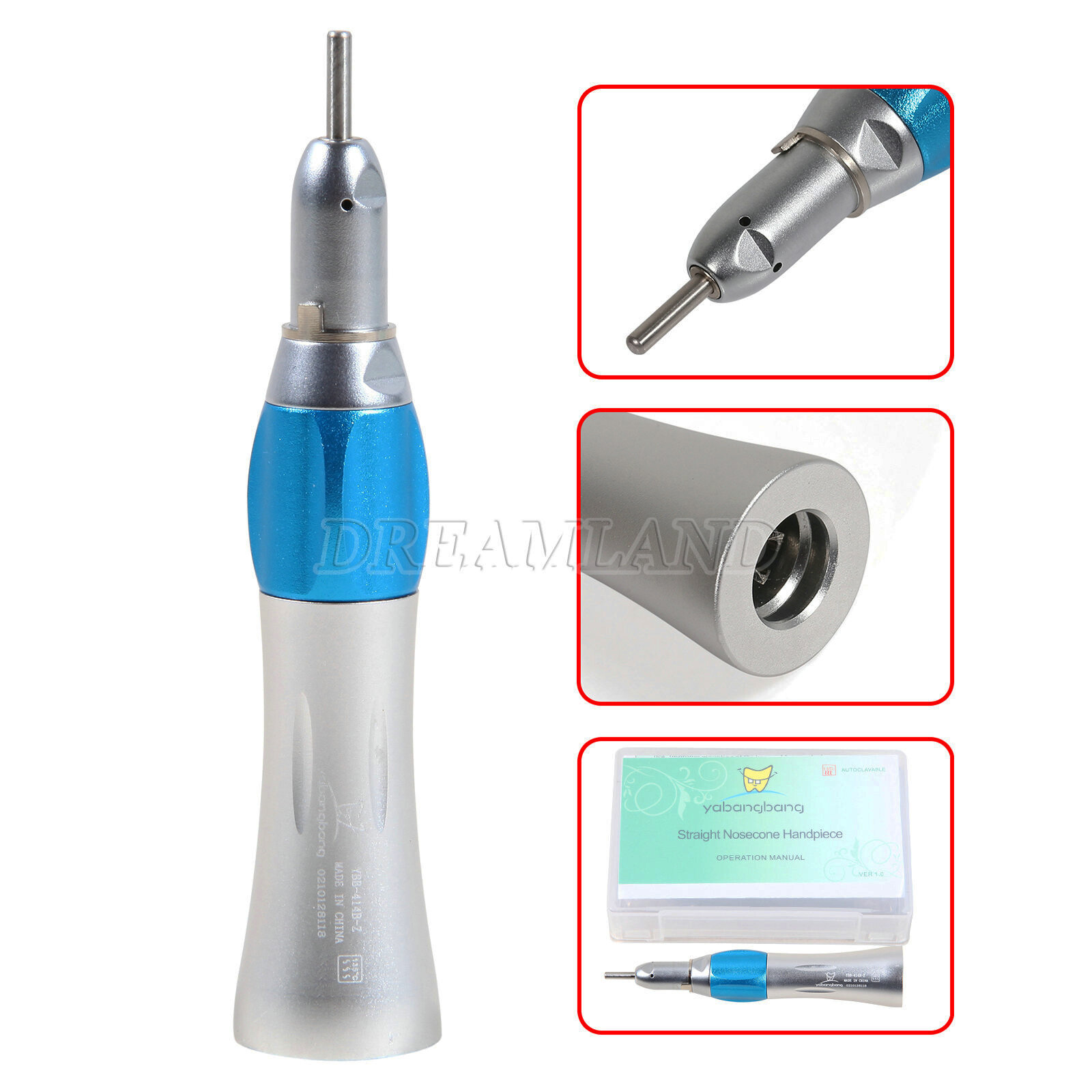 Dental 1:1 Direct Drive Straight Handpiece For Surgical Implant NSK
