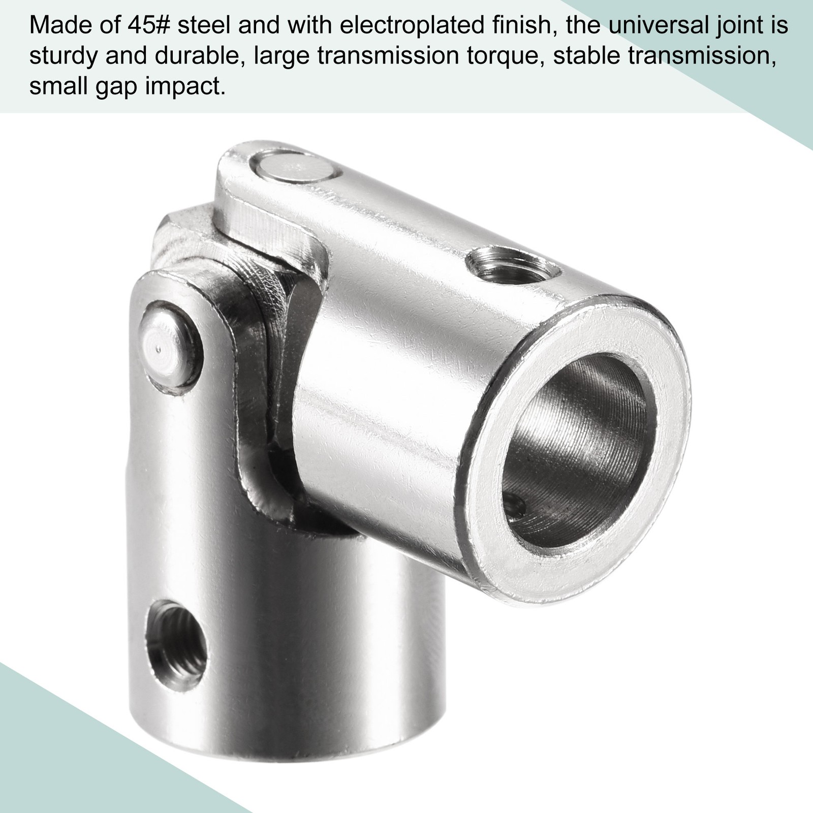 10mm to 12mm ID Rotatable Universal Joint Shaft Coupling L52 x D20 Screws Wrench