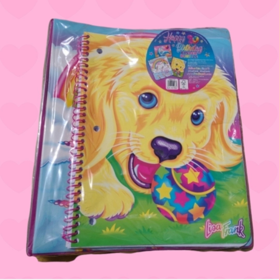 NEW Lisa Frank Happy 30th Birthday Binder Bundle NEW