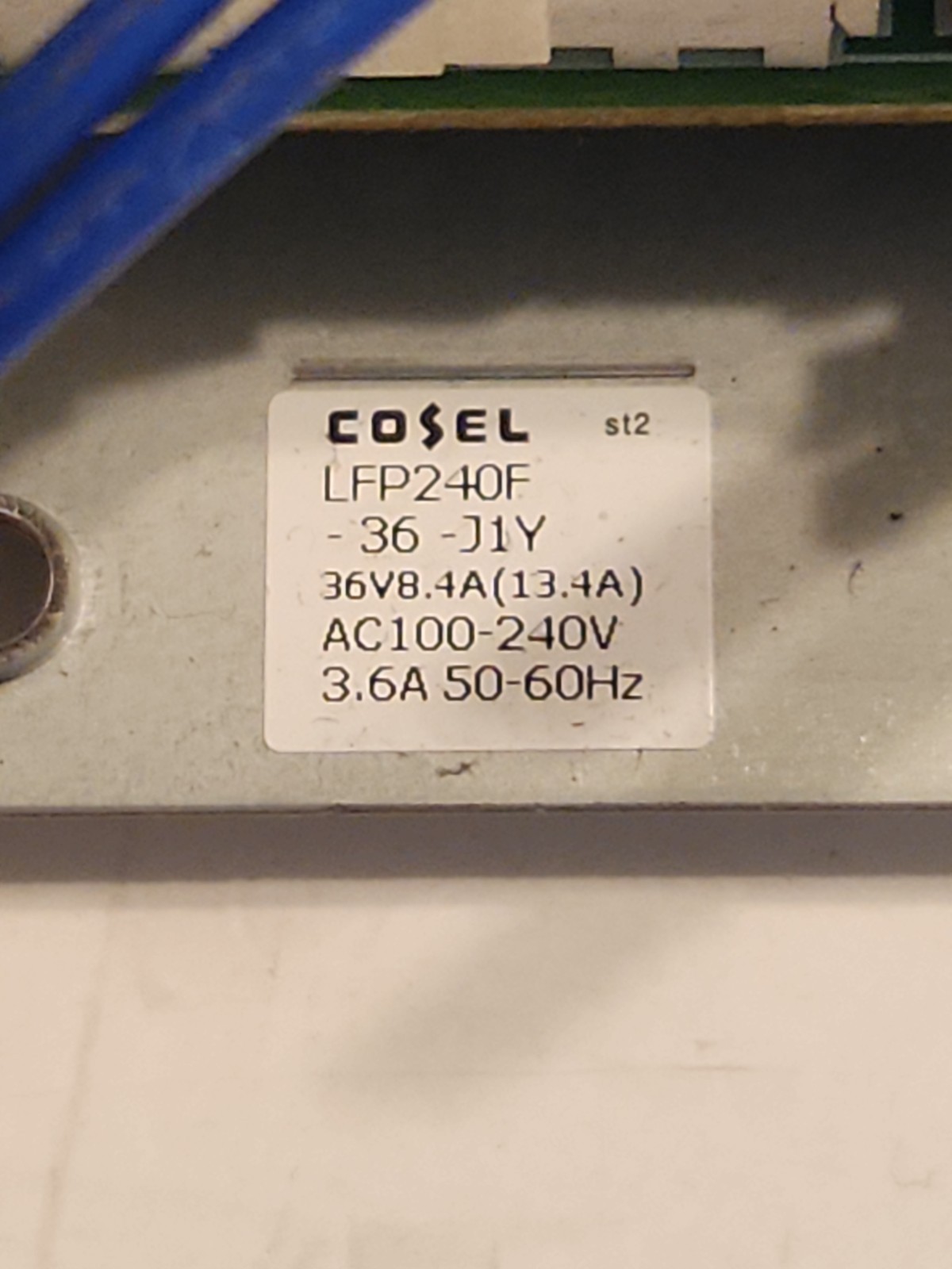 COSEL LFP240F Power Supply 24V 12.5A AC100-240V 3.6A 50/60Hz Used With Warranty
