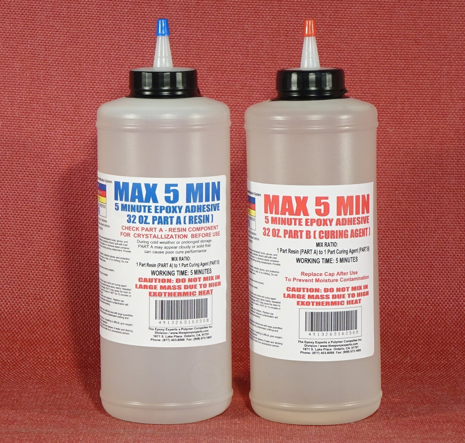 EPOXY RESIN 5 MINUTE CURE GLUE – FAST, STRONG & TOUGH LOW COST BULK 1/2 GAL KIT