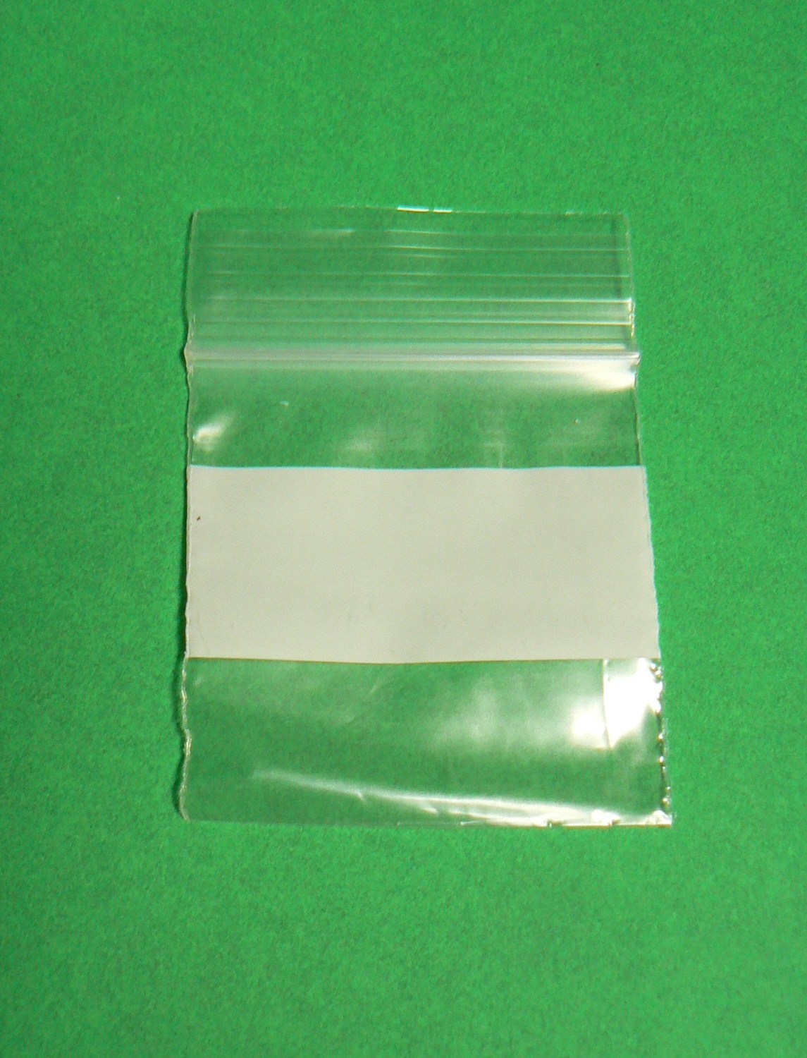 2″ White Block Strip Reclosable 2mil Small Square 2,000 Baggies 2×2 Poly 2000