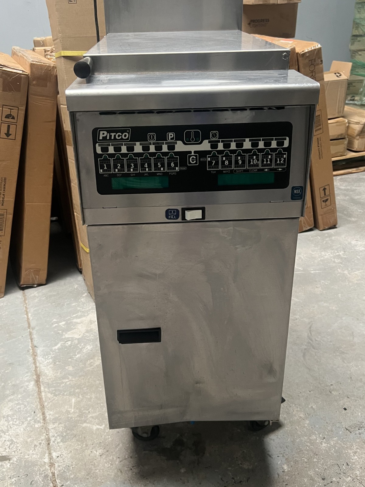 “PITCO SRTG” COMMERCIAL 17.5 G NATURAL GAS RETHERMALIZER ON CASTERS