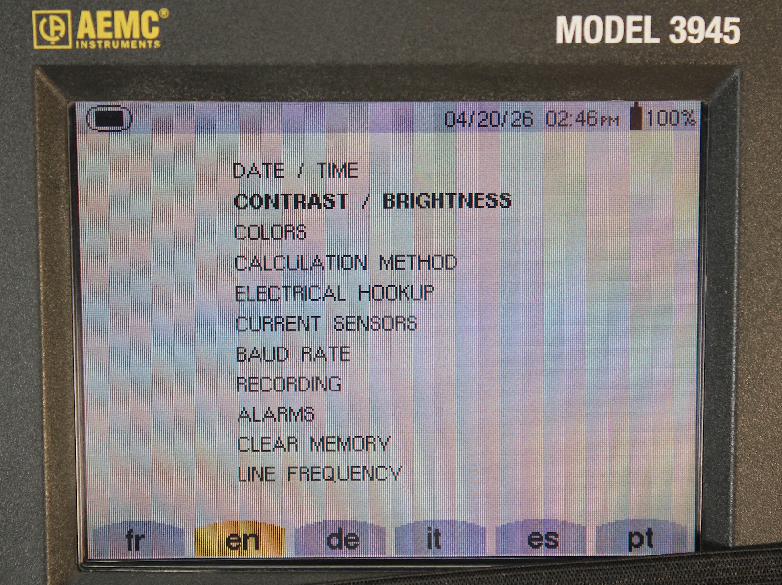 AEMC Instruments Model 3945 Powerpad 3-PHASE Power Analyzer • Case, Lead & Cord