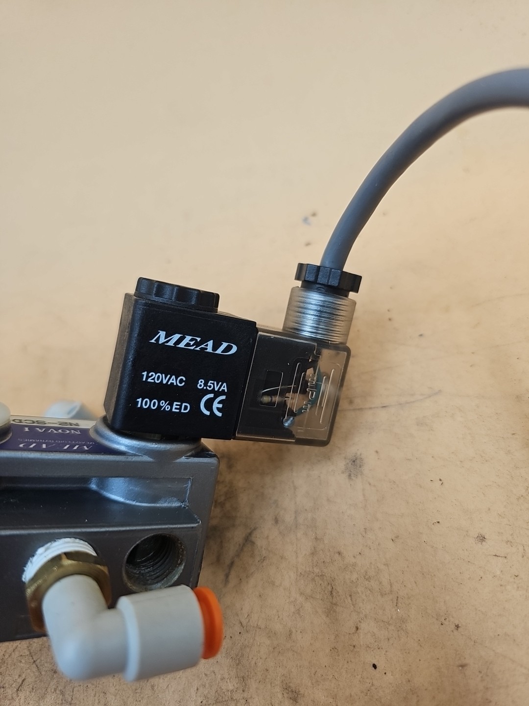 Mead N2-SCD 1/4 inch Air Valve w/ Solenoid