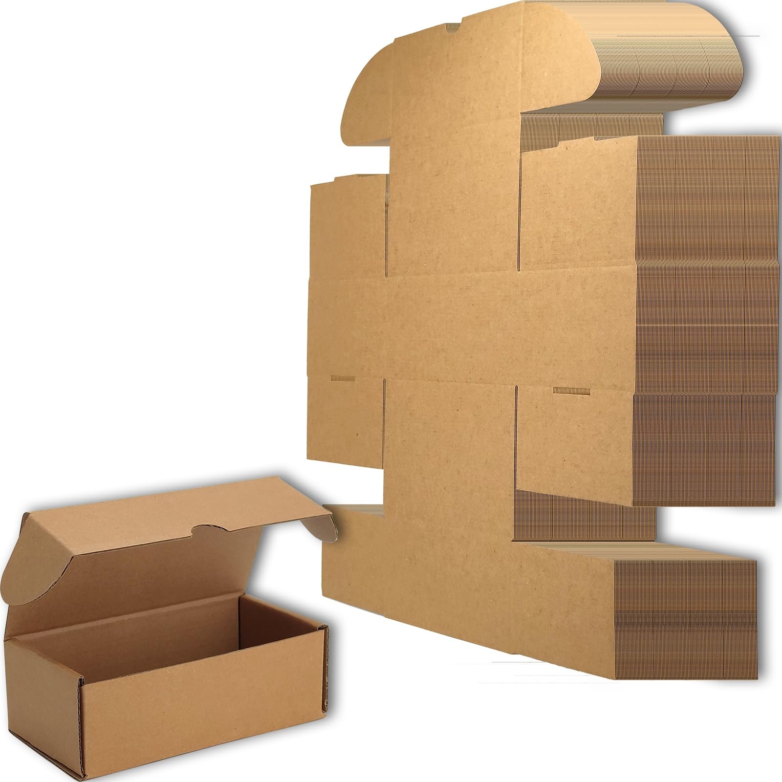 Small Brown Shipping Boxes for Small Business Pack of 50-4x3x2 inches Cardboa…