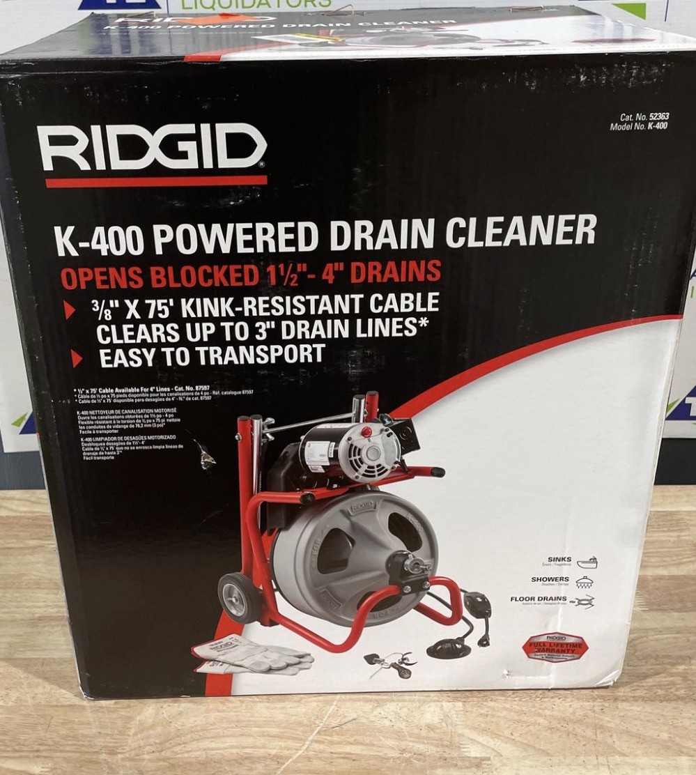 RIDGID 52363 K-400 115V Drum Machine