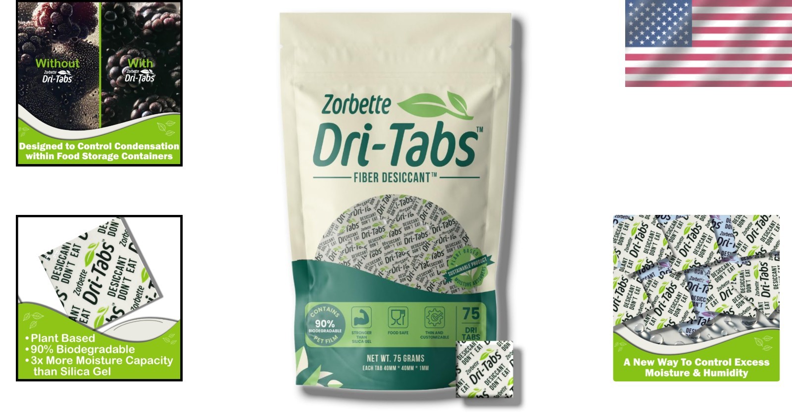 Eco-Friendly Desiccant for Longer Food Freshness